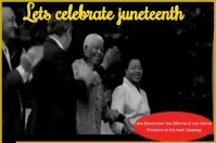 Juneteenth Poster template