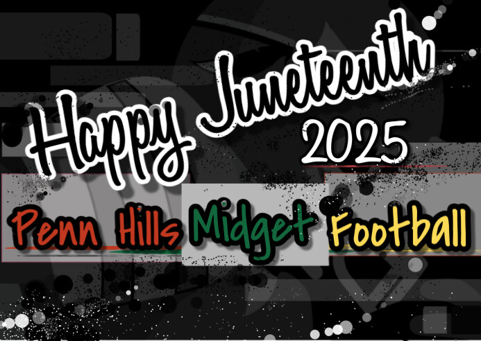 Juneteenth Poskaart template
