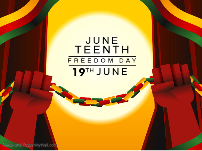 JUNETEENTH Template PosterMyWall