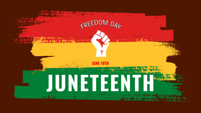 Juneteenth Powerpoint Design Juneteenth Template | PosterMyWall