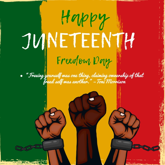 Juneteenth Template | PosterMyWall