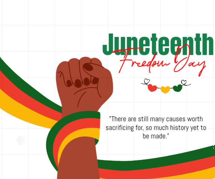 Juneteenth Retângulo médio template