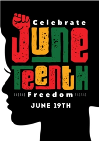 Juneteenth A2 template