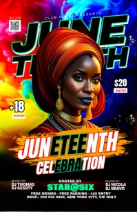 JUNETEENTH Tabloid template