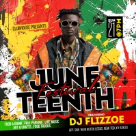 Juneteenth Festival Celebration Instagram Post template