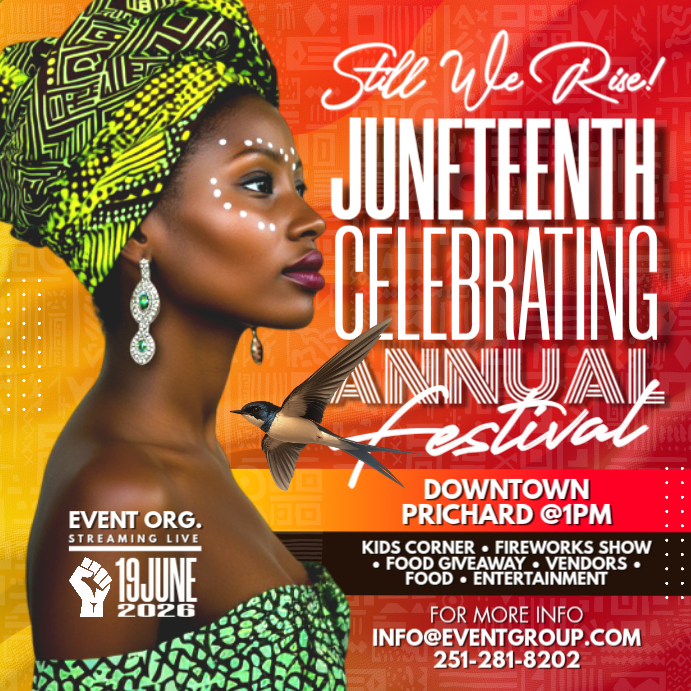 Juneteenth Festival Celebration Post Template | PosterMyWall