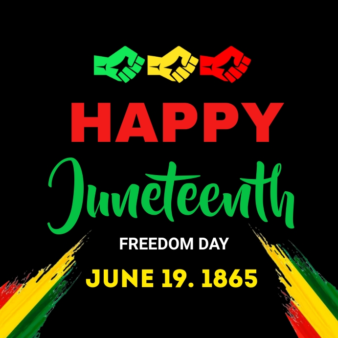 Juneteenth Post Design Juneteenth festival celebration template | PosterMyWall