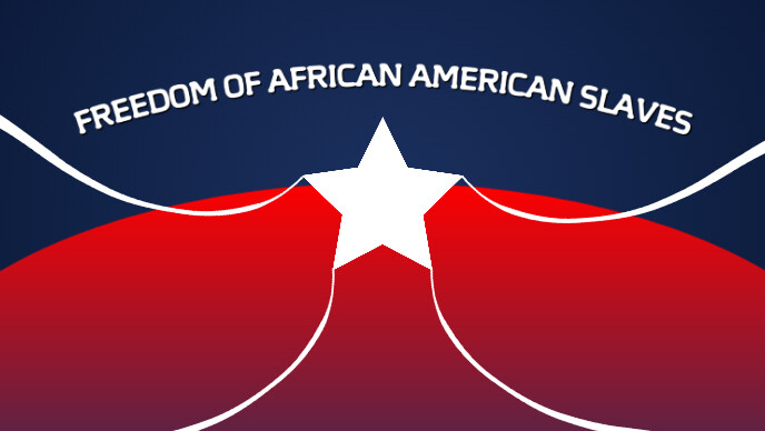 Juneteenth Flag Template Vídeo de portada de Facebook (16:9)