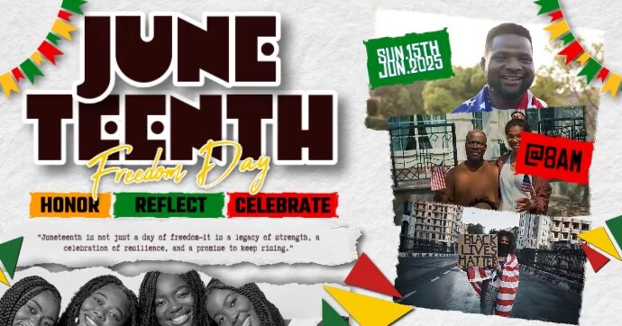 Juneteenth Freedom Day Celebration template