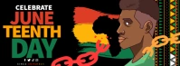 Juneteenth Freedom Day Portada de Facebook template