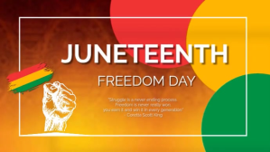 JUNETEENTH FREEDOM DAY Digitalanzeige (16:9) template