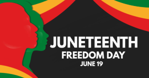 Black Juneteenth Freedom Day Immagine condivisa di Facebook Template