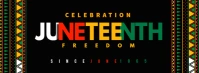 Juneteenth Freedom Facebook Cover template