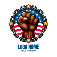 Juneteenth logo template