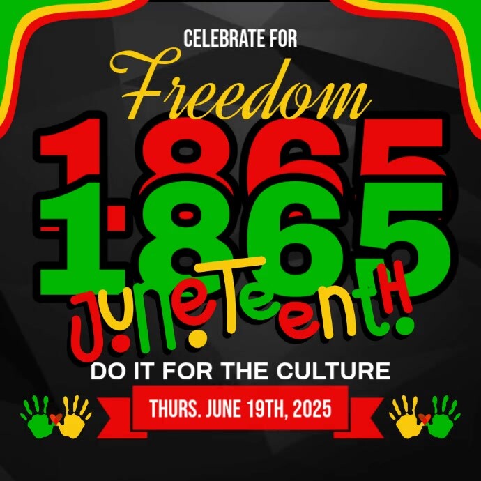 Juneteenth Post Design Juneteenth T-shirt Design Template | PosterMyWall