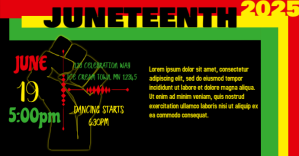 Juneteeth fb Facebook Event Cover template
