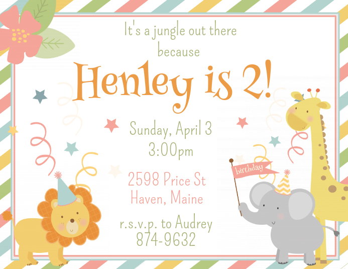 Customize Free 170,700+ Birthday Invitations | PosterMyWall customize-free-170-700-birthday-invitations-postermywall