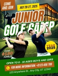Junior Golf Camp Flyer (US Letter) template