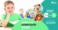 Junior School Admission Open Advert Facebook Shared Image template