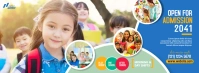 Junior School Admission Open Facebook Cover Photo template