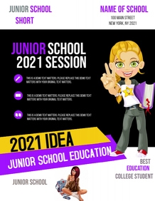 customizable design templates for school admission postermywall college school flyers