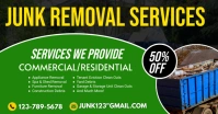 junk removal flyer Facebook Shared Image template
