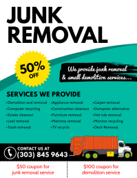 50 Trash Removal Customizable Design Templates Postermywall