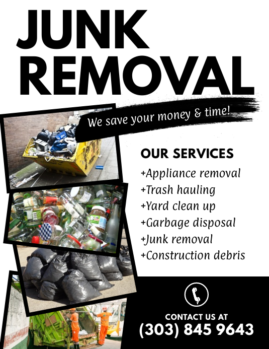 Junk Removal Flyer Template PosterMyWall