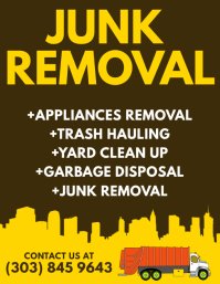 50 Trash Removal Customizable Design Templates Postermywall