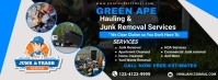 Junk Removal Services facebook cover,cleaning template