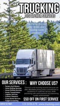 Junk Removal Services Flyer,trash removal fly Instagram Reel template