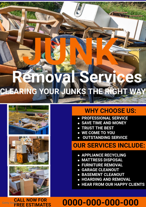 Junk removal template PosterMyWall Junk removal template PosterMyWall
