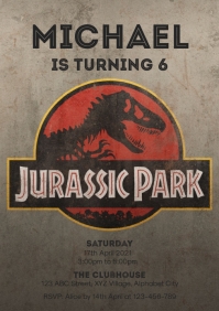 Jurassic Park Template | PosterMyWall