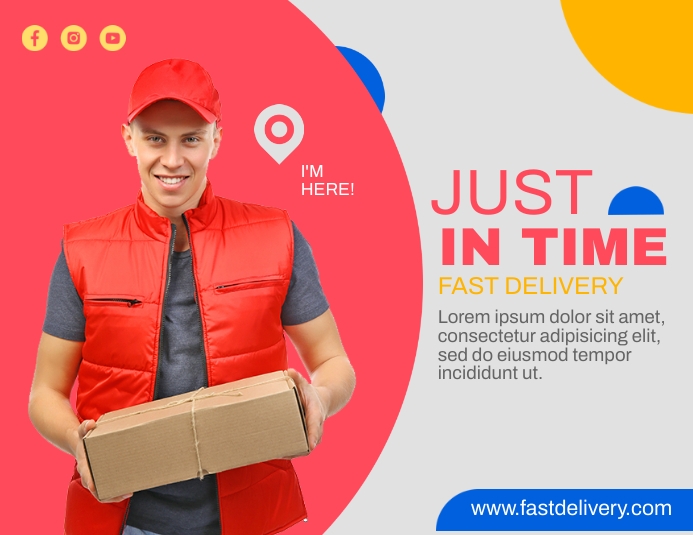 Just In Time Template | PosterMyWall