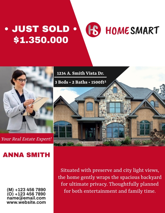 Just Sold Agent Flyer Template PosterMyWall