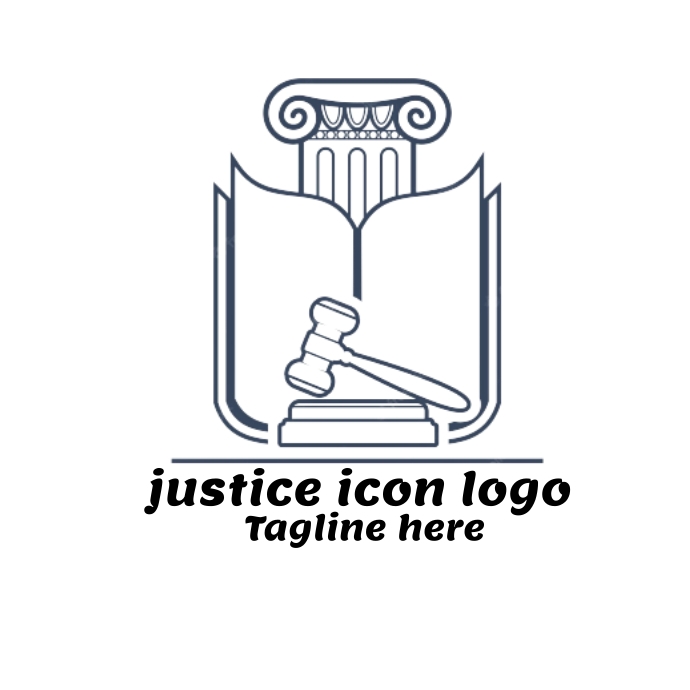 justice icon logo Template | PosterMyWall