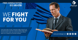 Justice Law Ads ภาพที่แชร์บน Facebook template