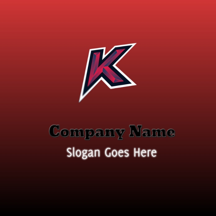 K Logo template