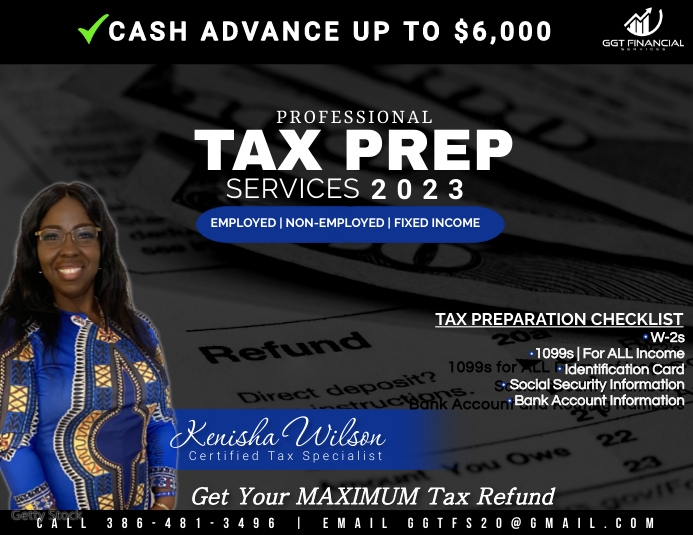 K.Wilson Tax Flyer Template PosterMyWall