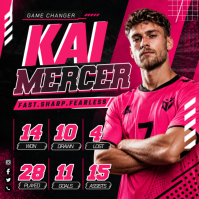 Kai Mercer Game Changer Graphic Publicación de Instagram template