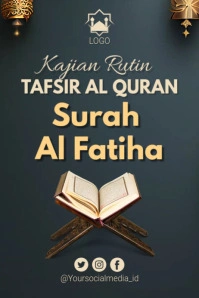 Kajian Islam Cartaz template