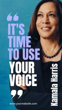 Kamala Harris Ad Instagram Story template