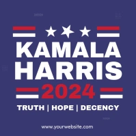 Kamala Harris Logo template