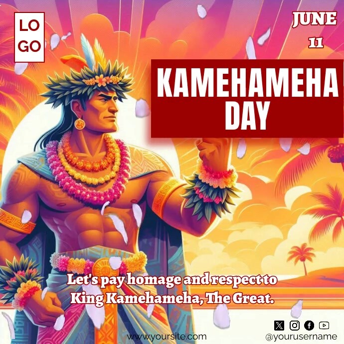 Kamehameha Day Template PosterMyWall