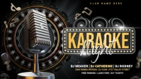 Karaoke Bar Night Digital Display (16:9) template