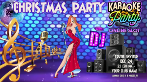 Christmas Karaoke Party Digitalt display Template