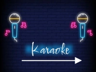 Karaoke Panneau de jardin template