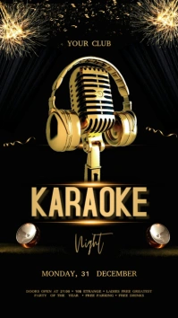 Karaoke Affichage numérique (9:16) template