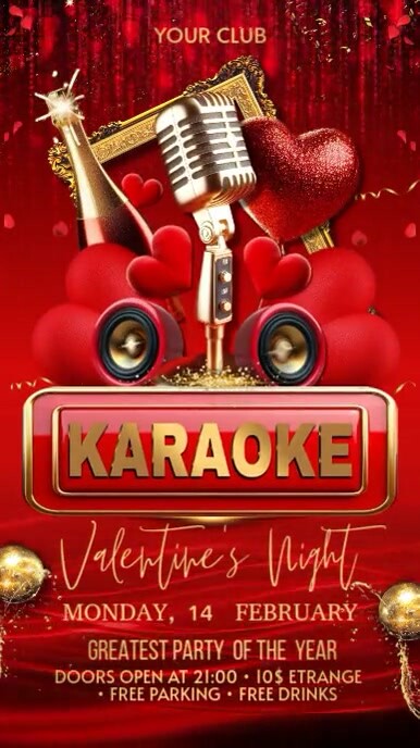 Karaoke Instagram Story template