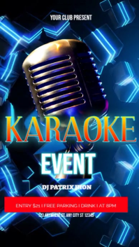 Karaoke Event Instagram Reel template